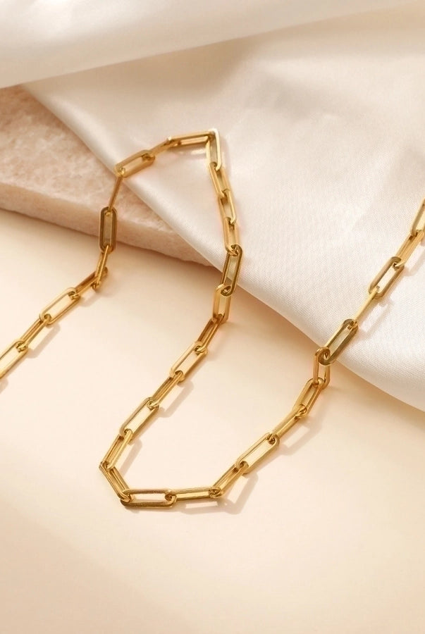 Minimalist Stainless Steel Necklace – 304 Stainless Steel Sleek Design-Bijou Crush