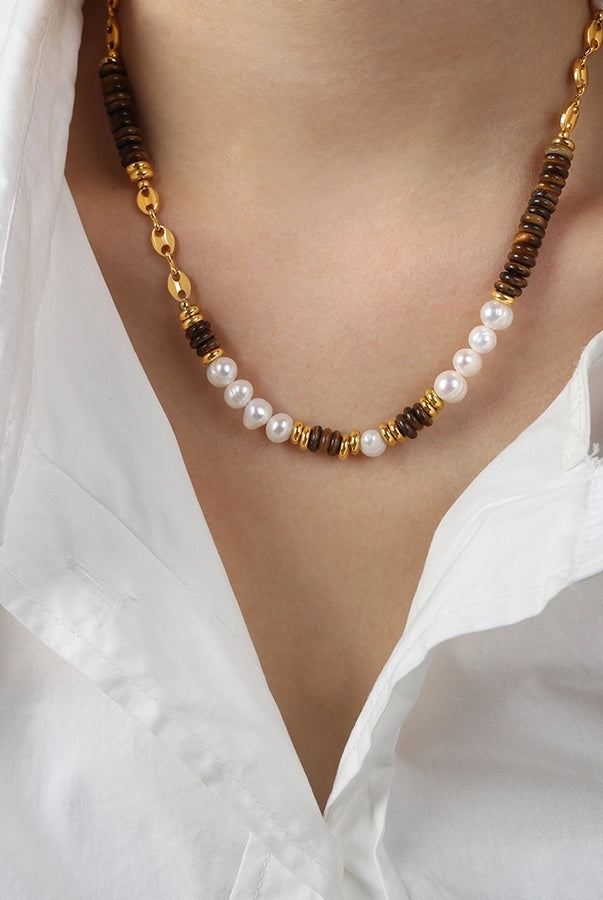 Bold Blend Set – Chic Color Block Bracelet & Necklace Combo-Bijou Crush