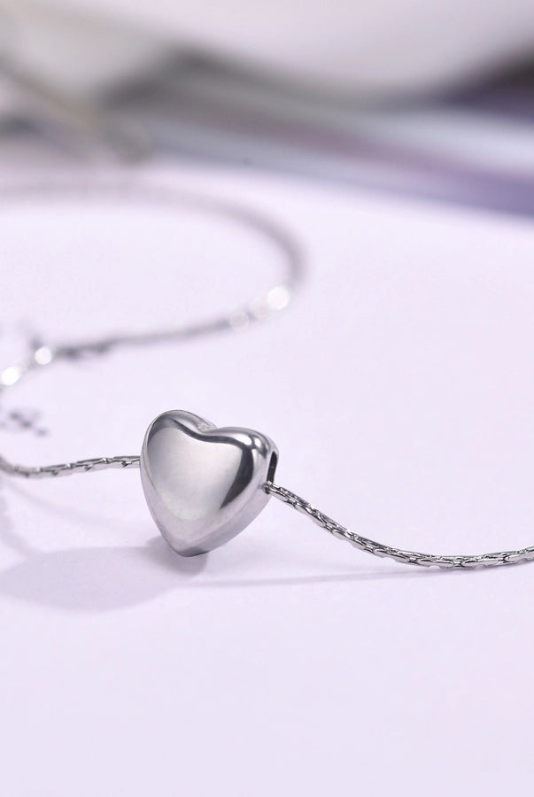 18K Gold Sweetheart Pendant - Stainless Steel Drip with Major Heart Energy-Bijou Crush