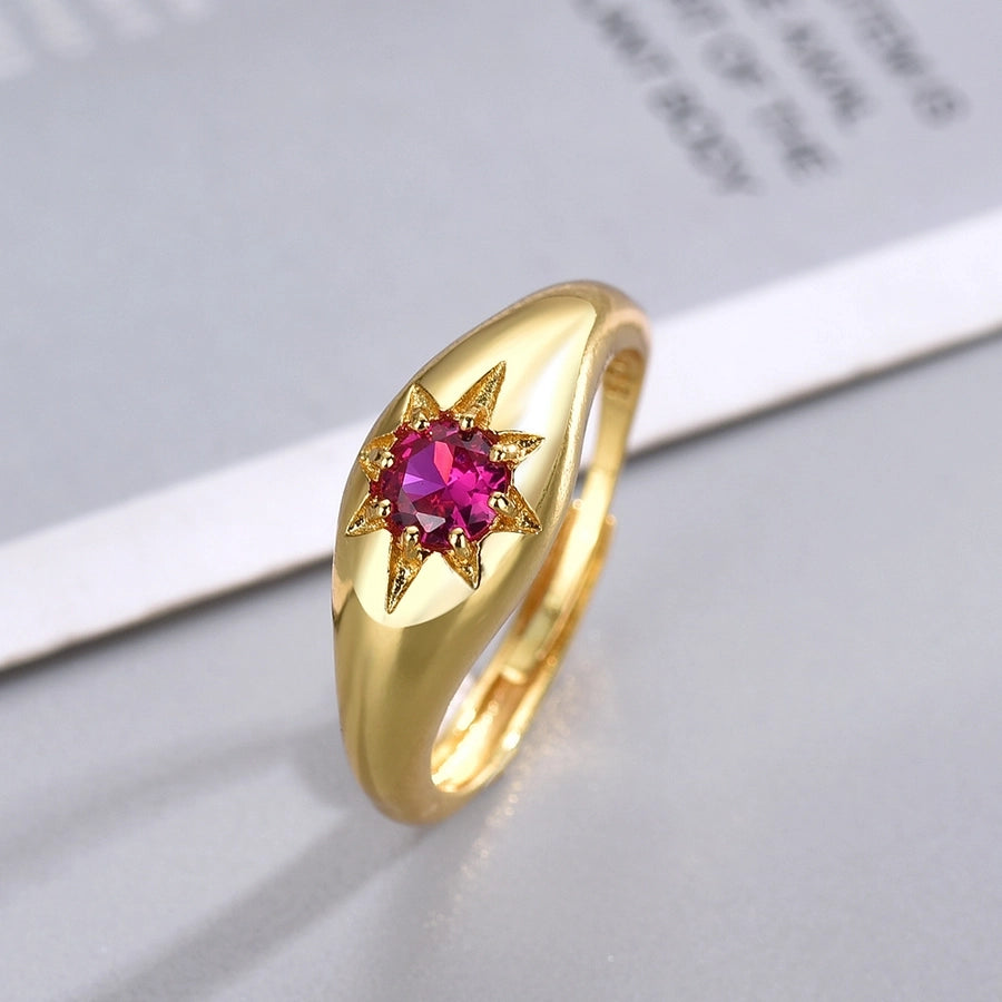 Vintage Style Flower Open Ring – Copper Plating Charm-Bijou Crush