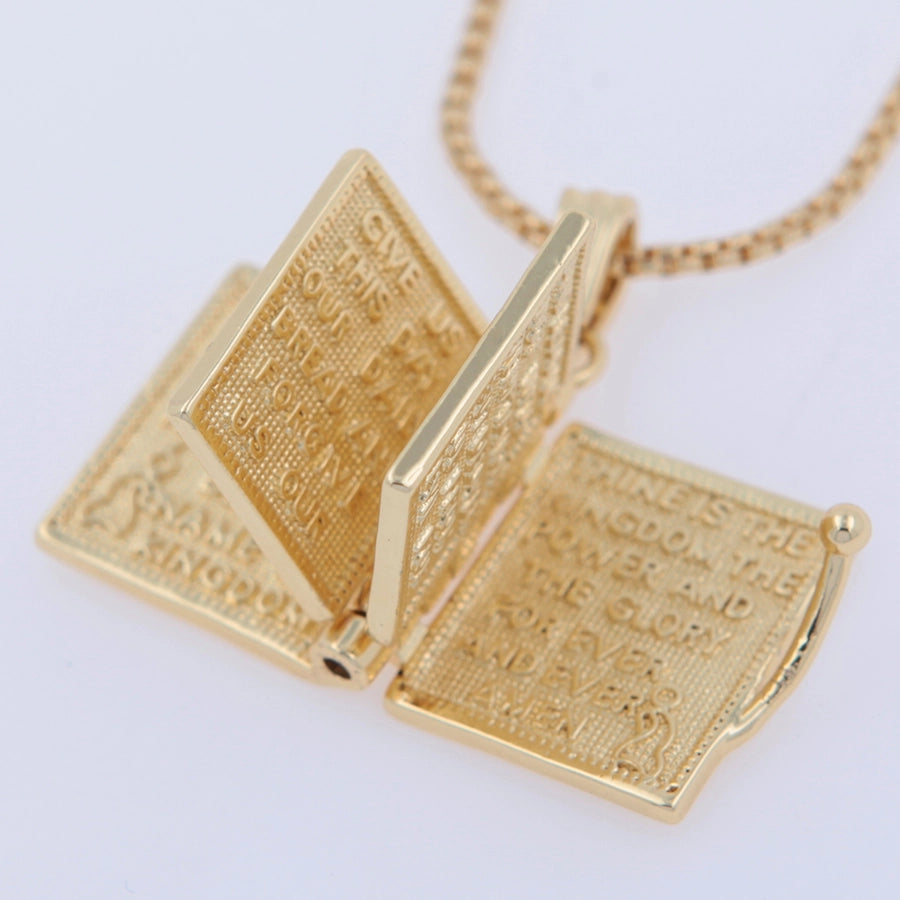Simple Style Letter Copper 18K Gold Plated Plating Inlay Pendant Necklace-Bijou Crush