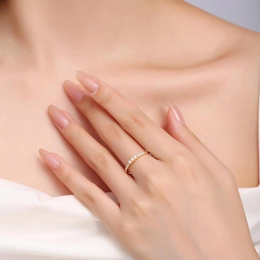 Radiant Opal 928 Sterling Silver Round Ring-Bijou Crush