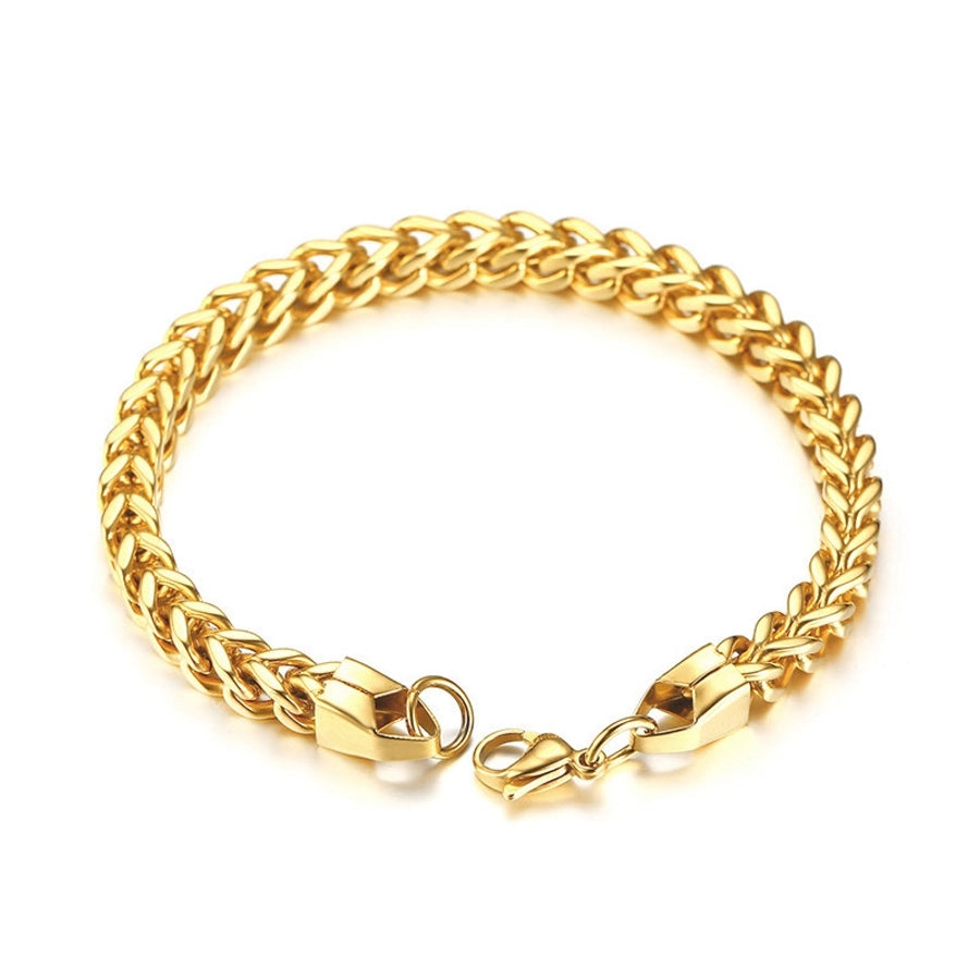 Classic Chain Bracelet – 304 Stainless Steel, 18K Gold-Plated-Bijou Crush