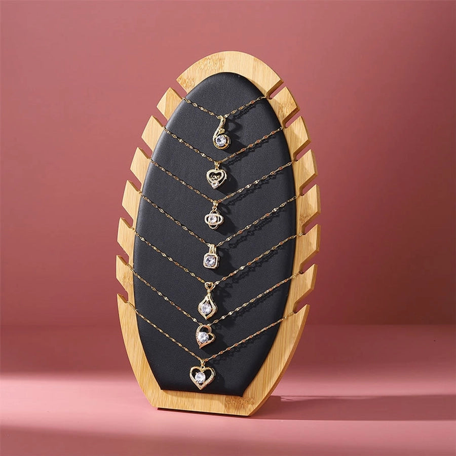 Modern Style Artistic Geometric Solid Wood Jewelry Rack-Bijou Crush