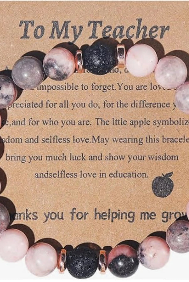 Commute Heart Shape Mixed Materials Handmade Bracelet-Bijou Crush