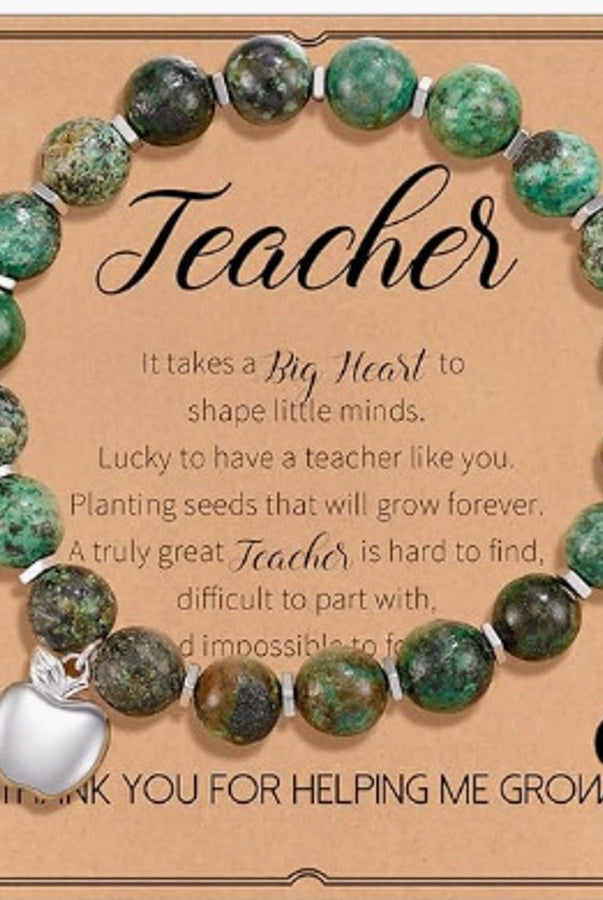 Commute Heart Shape Mixed Materials Handmade Bracelet-Bijou Crush