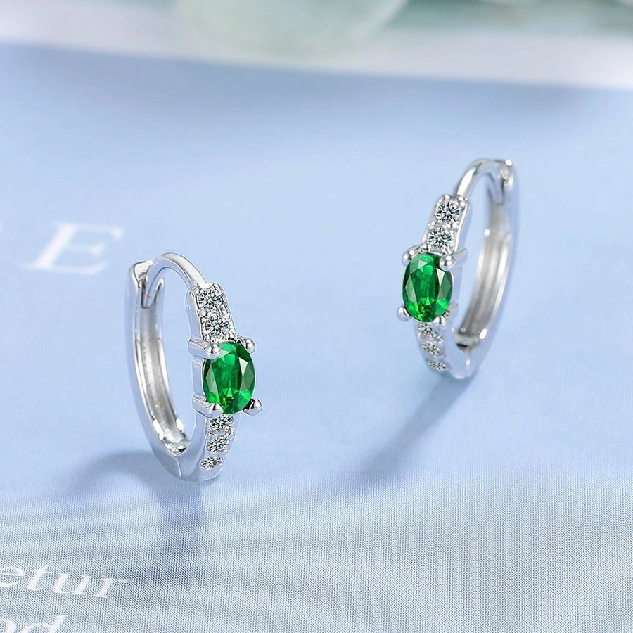 Dainty Rose Gold & White Gold Zircon Stud Earrings – Sweet & Simple Vibes-Bijou Crush