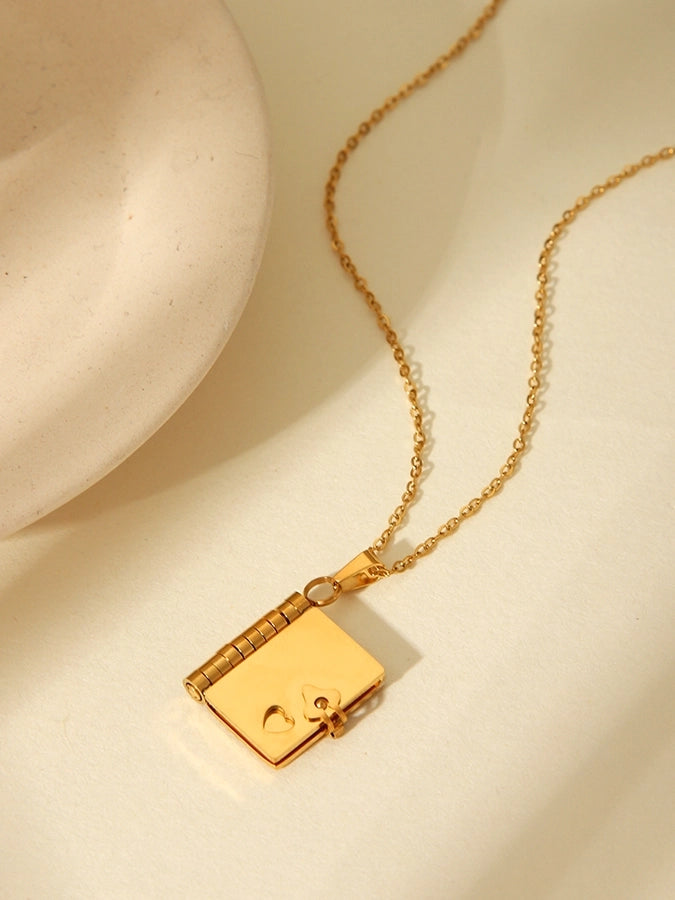 Trendy Minimalist Casual Necklace – 18K Gold Plated 304 Stainless Steel Pendant-Bijou Crush