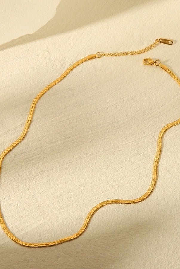 304 Stainless Steel 18K Gold Plated Plating Necklace-Bijou Crush