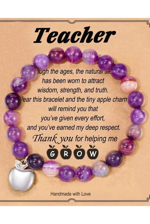 Commute Heart Shape Mixed Materials Handmade Bracelet-Bijou Crush