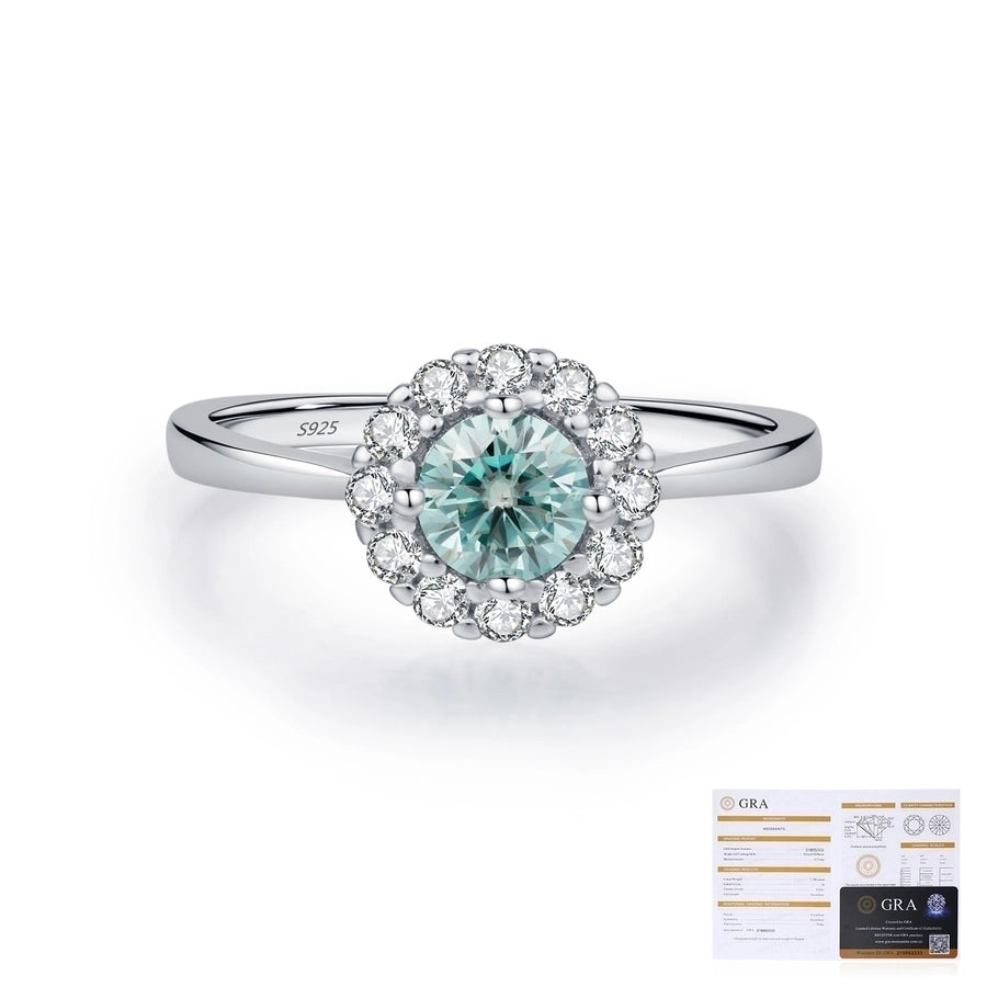 Timeless Sparkle 0.5ct Moissanite Round Cut Ring-Bijou Crush