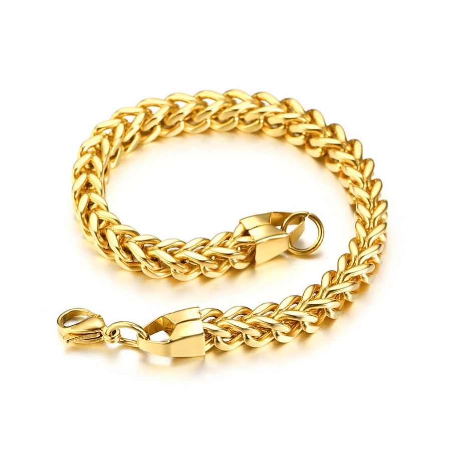 Classic Chain Bracelet – 304 Stainless Steel, 18K Gold-Plated-Bijou Crush
