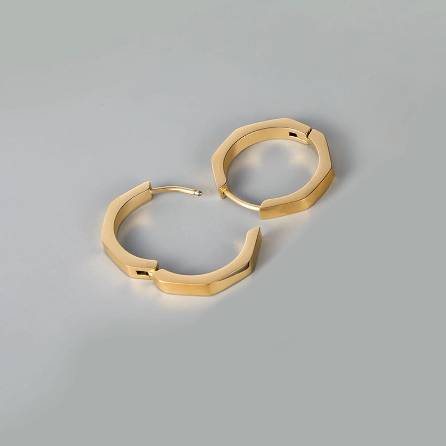 Timeless Minimalist Earrings – Dual-Tone Elegance-Bijou Crush