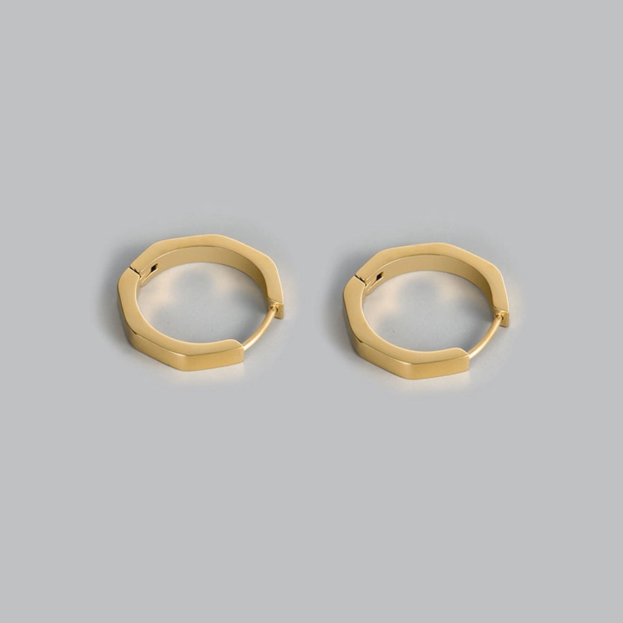Timeless Minimalist Earrings – Dual-Tone Elegance-Bijou Crush