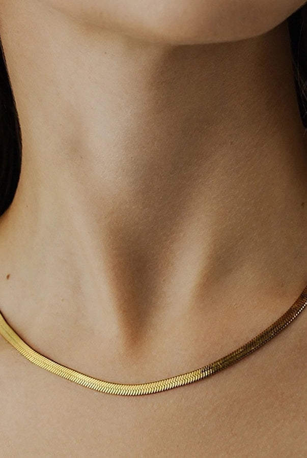 304 Stainless Steel 18K Gold Plated Plating Necklace-Bijou Crush