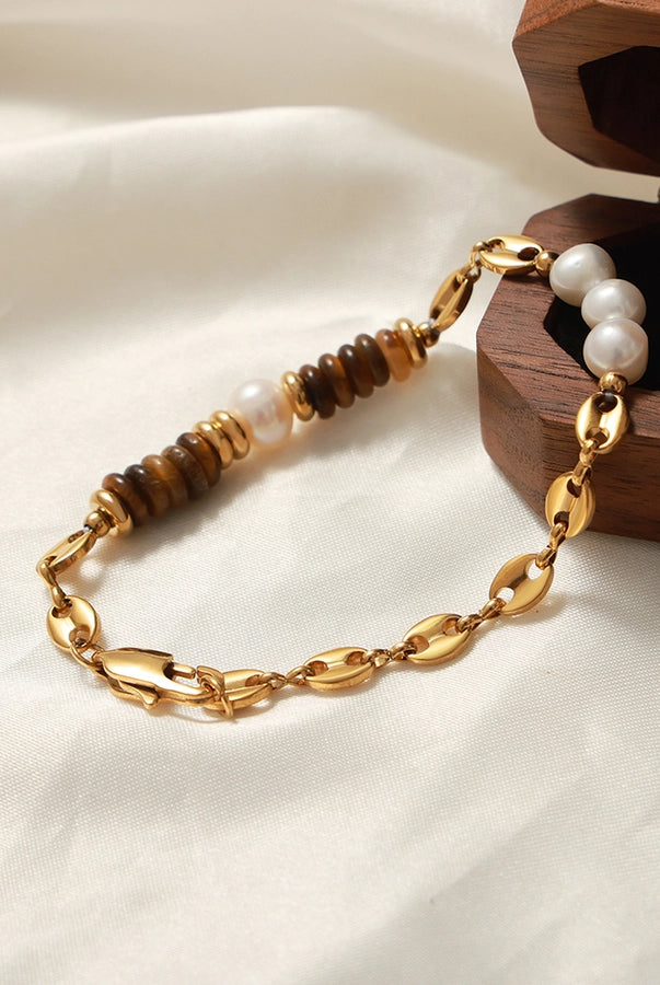 Bold Blend Set – Chic Color Block Bracelet & Necklace Combo-Bijou Crush