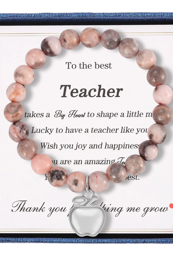 Commute Heart Shape Mixed Materials Handmade Bracelet-Bijou Crush