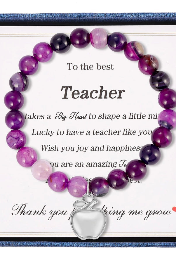 Commute Heart Shape Mixed Materials Handmade Bracelet-Bijou Crush