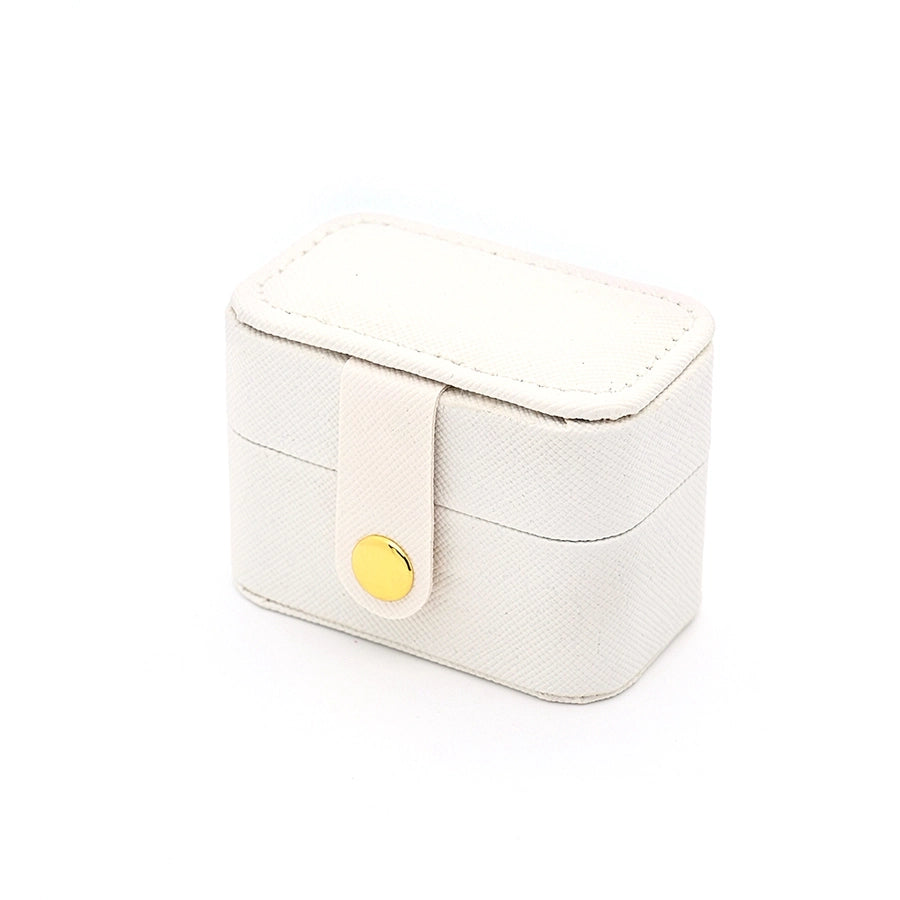 Chill Vibes Jewelry Box – Handmade PU Square for Travel & Daily Style-Bijou Crush