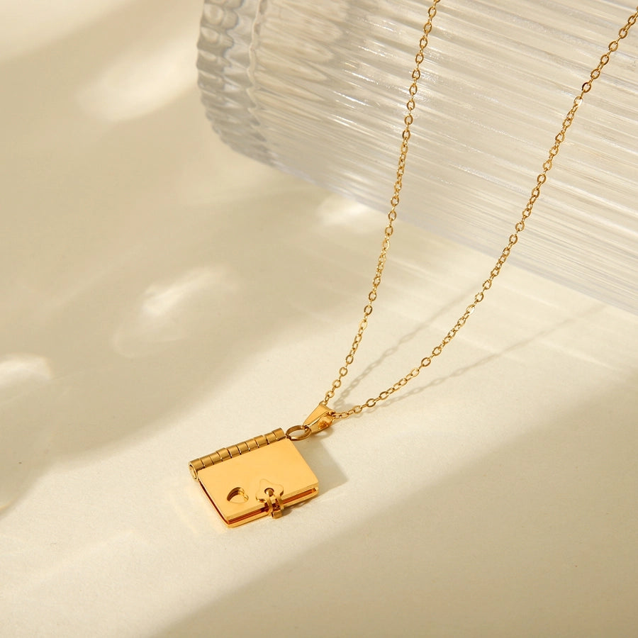 Trendy Minimalist Casual Necklace – 18K Gold Plated 304 Stainless Steel Pendant-Bijou Crush