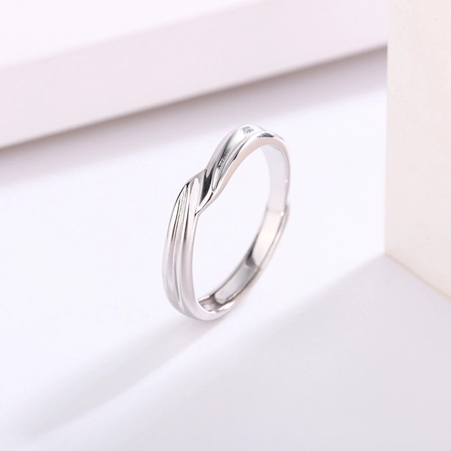 925 Sterling Silver Zircon Solid Color Rings-Bijou Crush