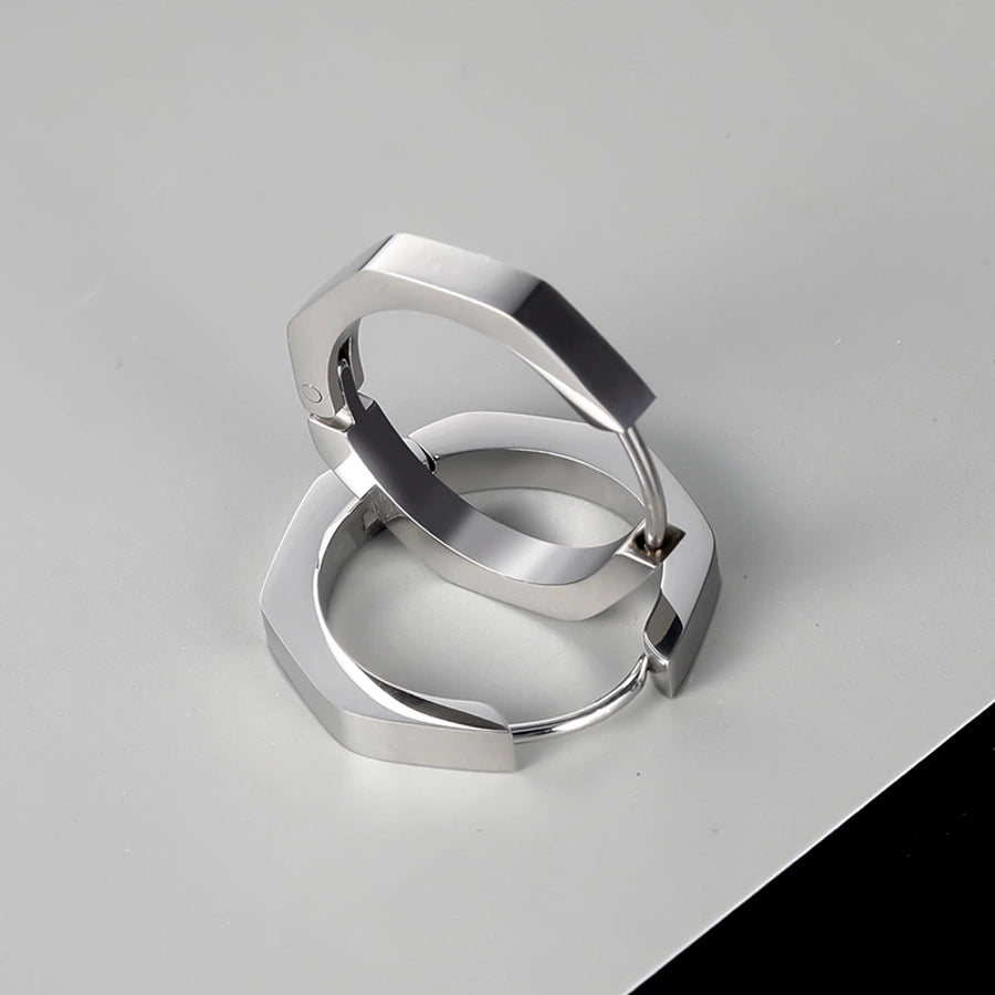 Timeless Minimalist Earrings – Dual-Tone Elegance-Bijou Crush