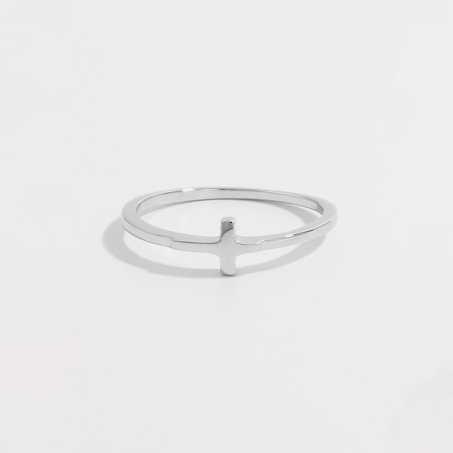 925 Sterling Silver Cross Ring-Bijou Crush