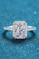 1 Carat Rectangle Moissanite Ring-Bijou Crush