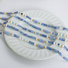 Freshwater Pearl Titanium Steel Geometric Bead Necklace-Bijou Crush