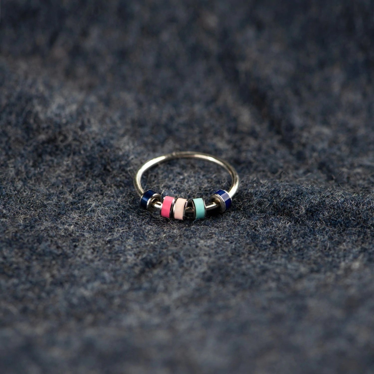 925 Sterling Silver Oil Drip Ring-Bijou Crush