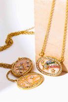 Stars in the Plate Pendant Copper Necklace-Bijou Crush