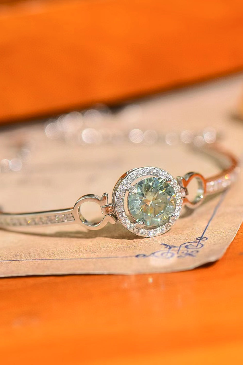 2 Carat Moissanite 925 Platinum-Plated Bracelet-Bijou Crush