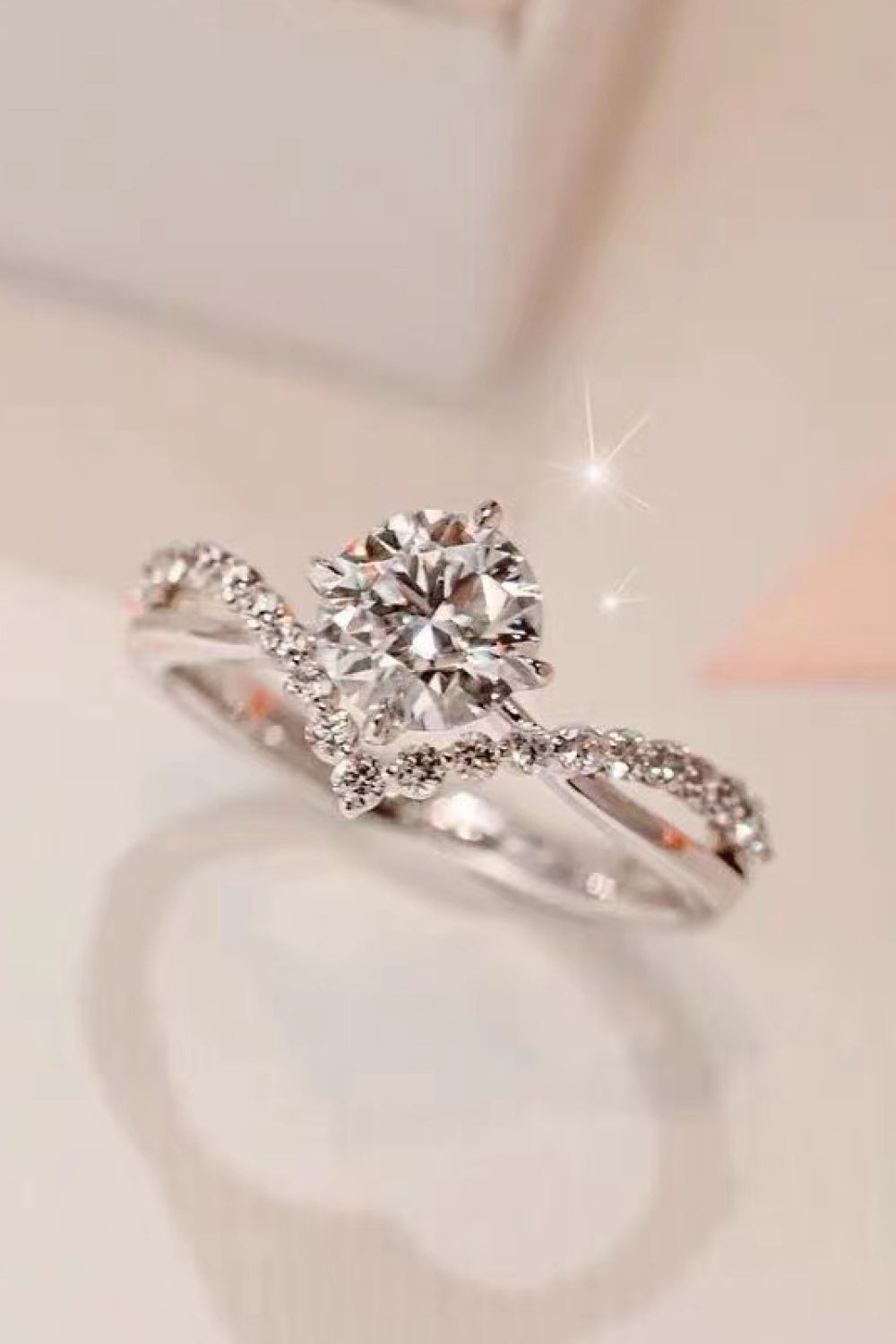 Bold Beauty 1 Carat Moissanite Heart-Shaped Ring-Bijou Crush