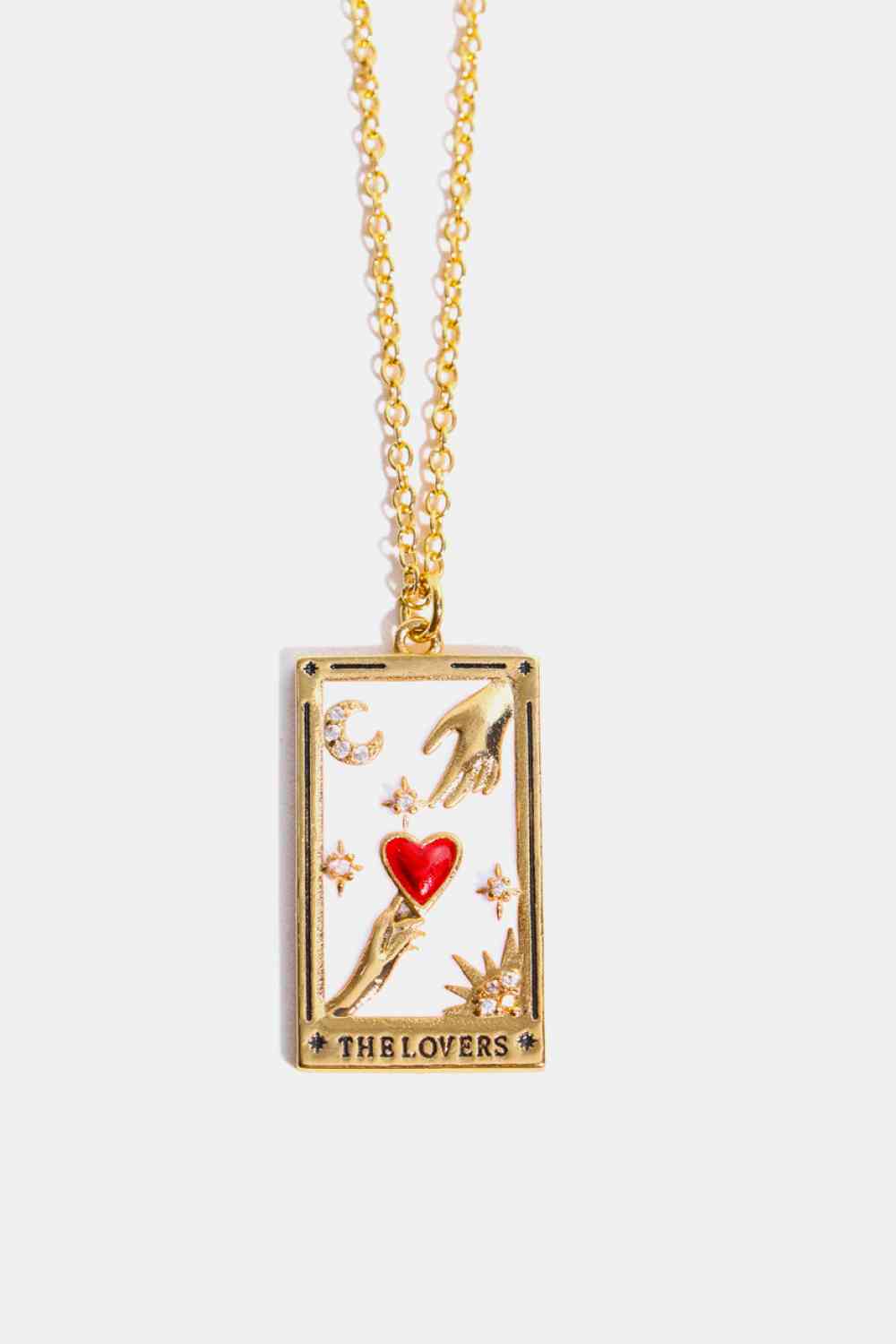 Tarot Card Pendant Stainless Steel Necklace-Bijou Crush