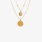 Titanium Steel Double-Layered Necklace-Bijou Crush