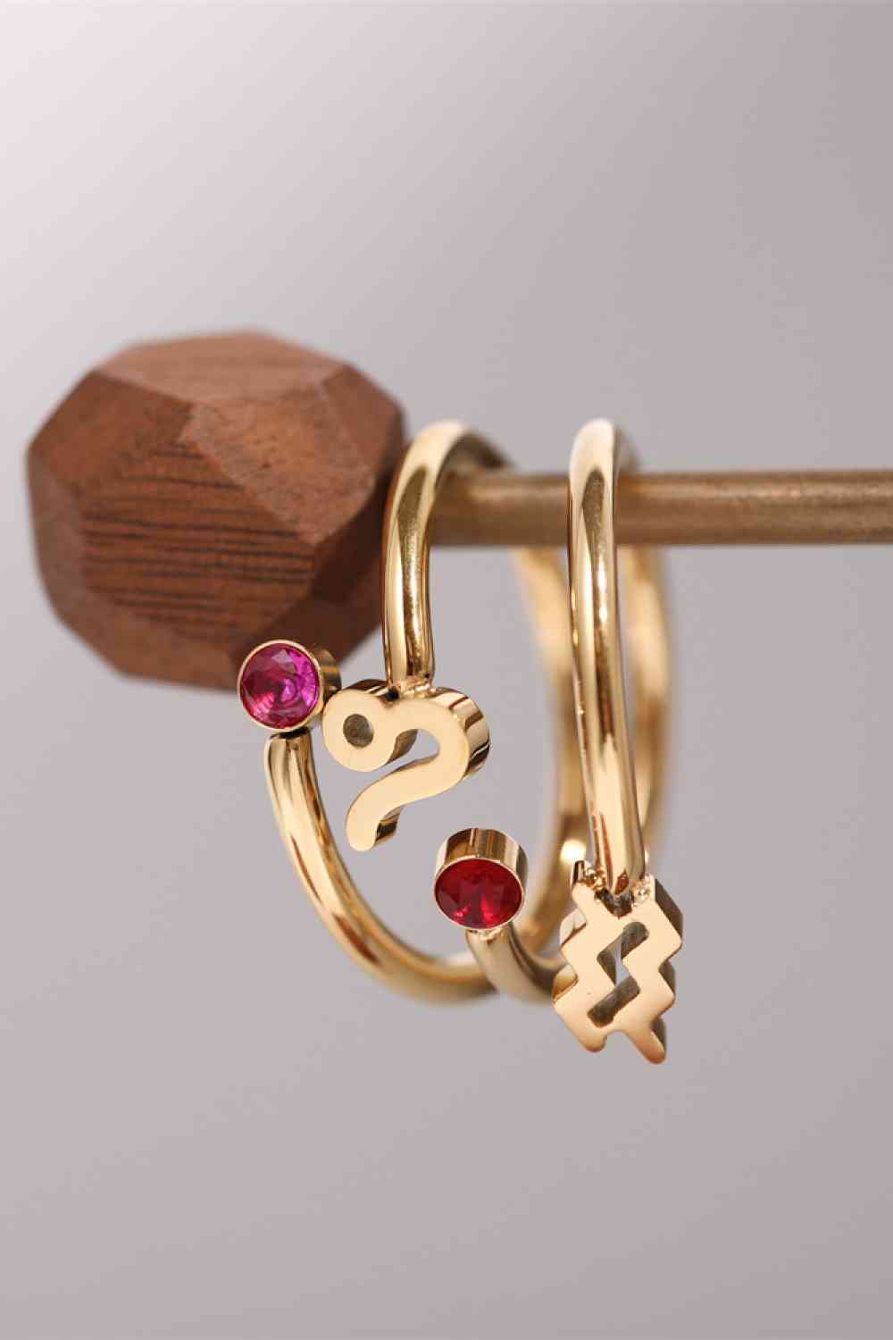 Constellation Stainless Steel Bypass Ring-Bijou Crush