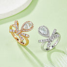 1 Carat Moissanite Zircon Sterling Silver Ring-Bijou Crush