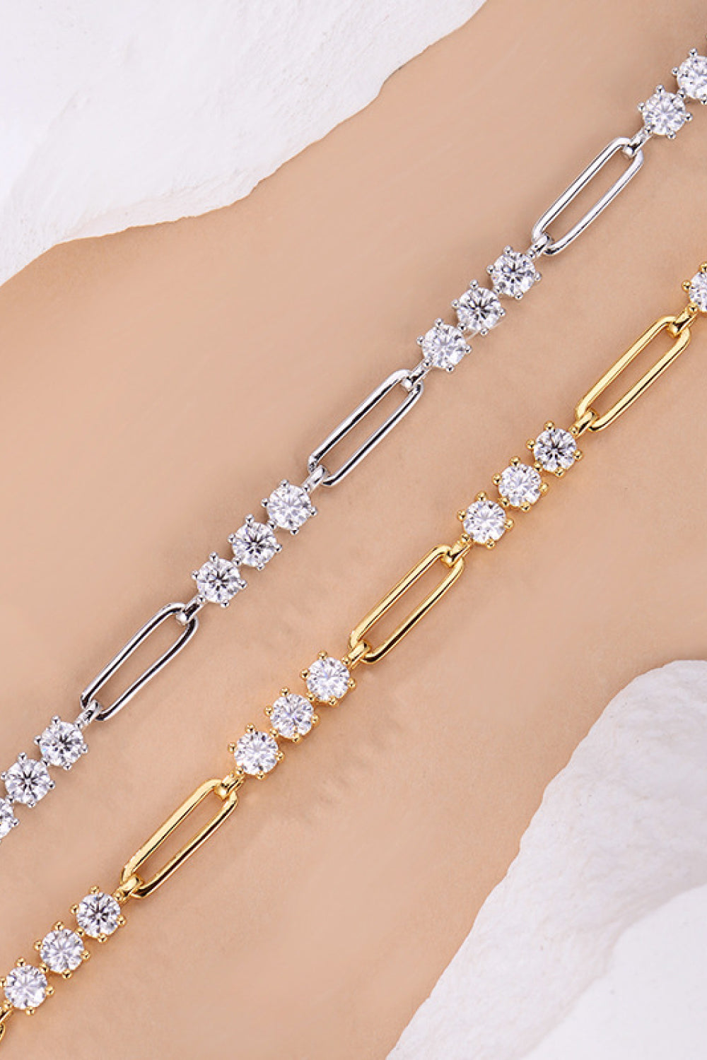 1.8 Carat Moissanite 925 Sterling Silver Bracelet-Bijou Crush