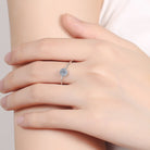 0.3-Carat Delicate Moissanite Ring in Sterling Silver-Bijou Crush