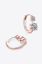 1.3 Carat Moissanite 925 Sterling Silver Earrings-Bijou Crush