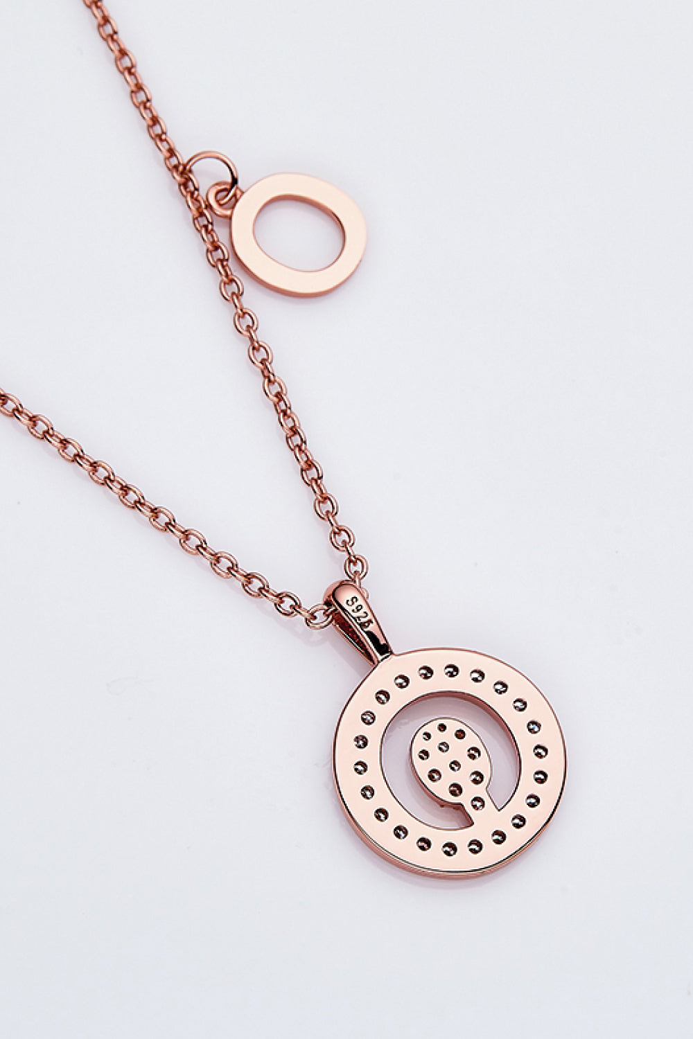 Adored Moissanite K to T Pendant Necklace-Bijou Crush