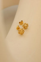 Titanium Steel Flower Stud Earrings-Bijou Crush
