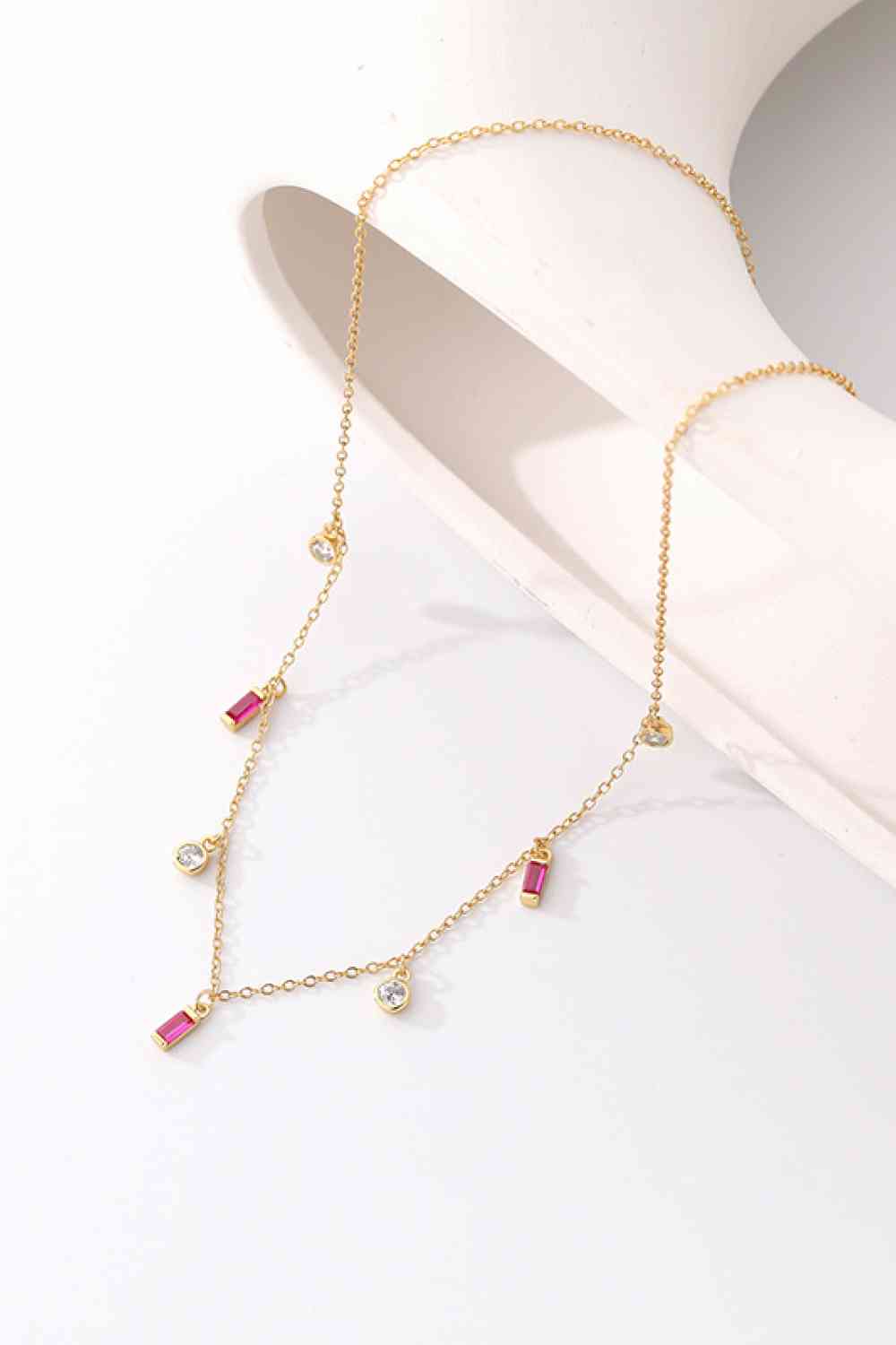 18K Gold Plated Multi-Charm Chain Necklace-Bijou Crush