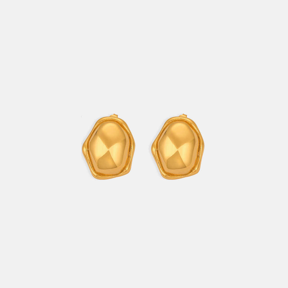 Titanium Steel Geometric Shape Earrings-Bijou Crush