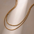 Stainless Steel Double-Layered Necklace-Bijou Crush