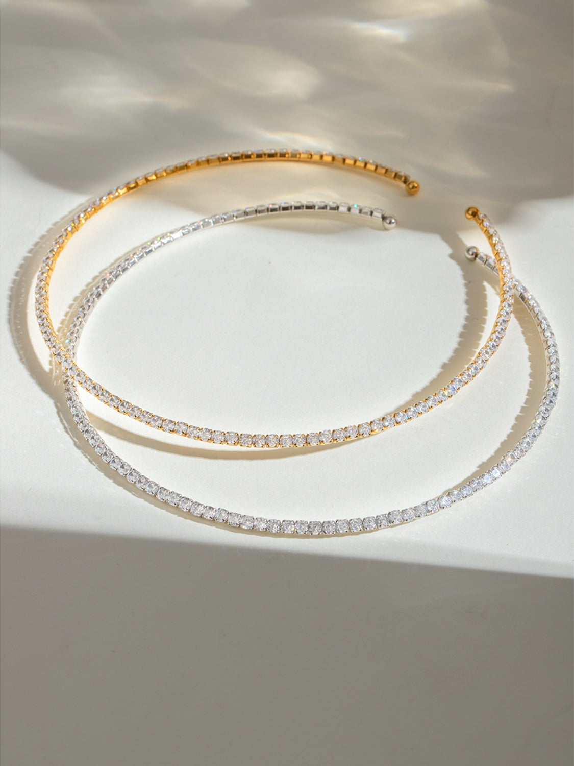 Beautiful Stainless Steel Inlaid Zircon Necklace-Bijou Crush