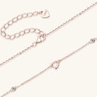 Moissanite 925 Sterling Silver Heart Necklace-Bijou Crush