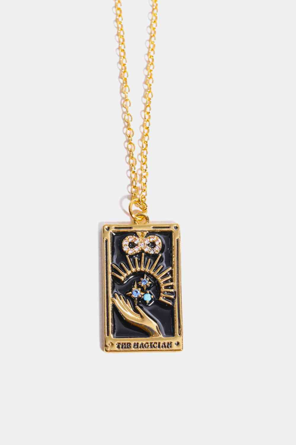 Tarot Card Pendant Stainless Steel Necklace-Bijou Crush