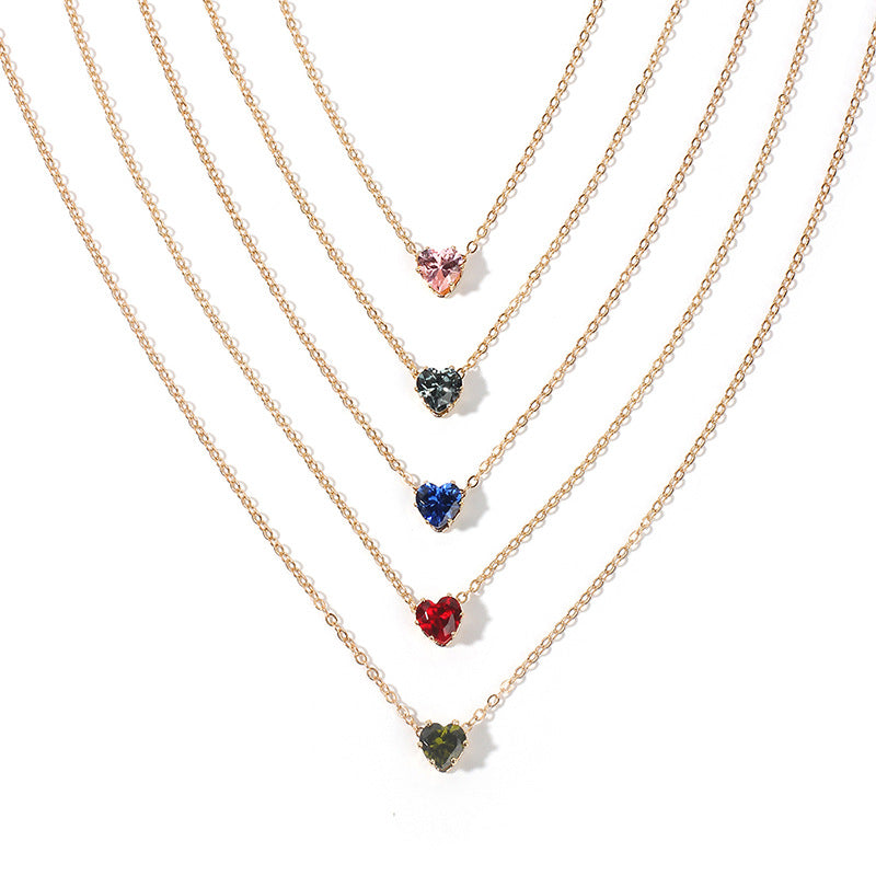 Simple Style Lock Alloy Cable Chain Pendant Necklace-Bijou Crush