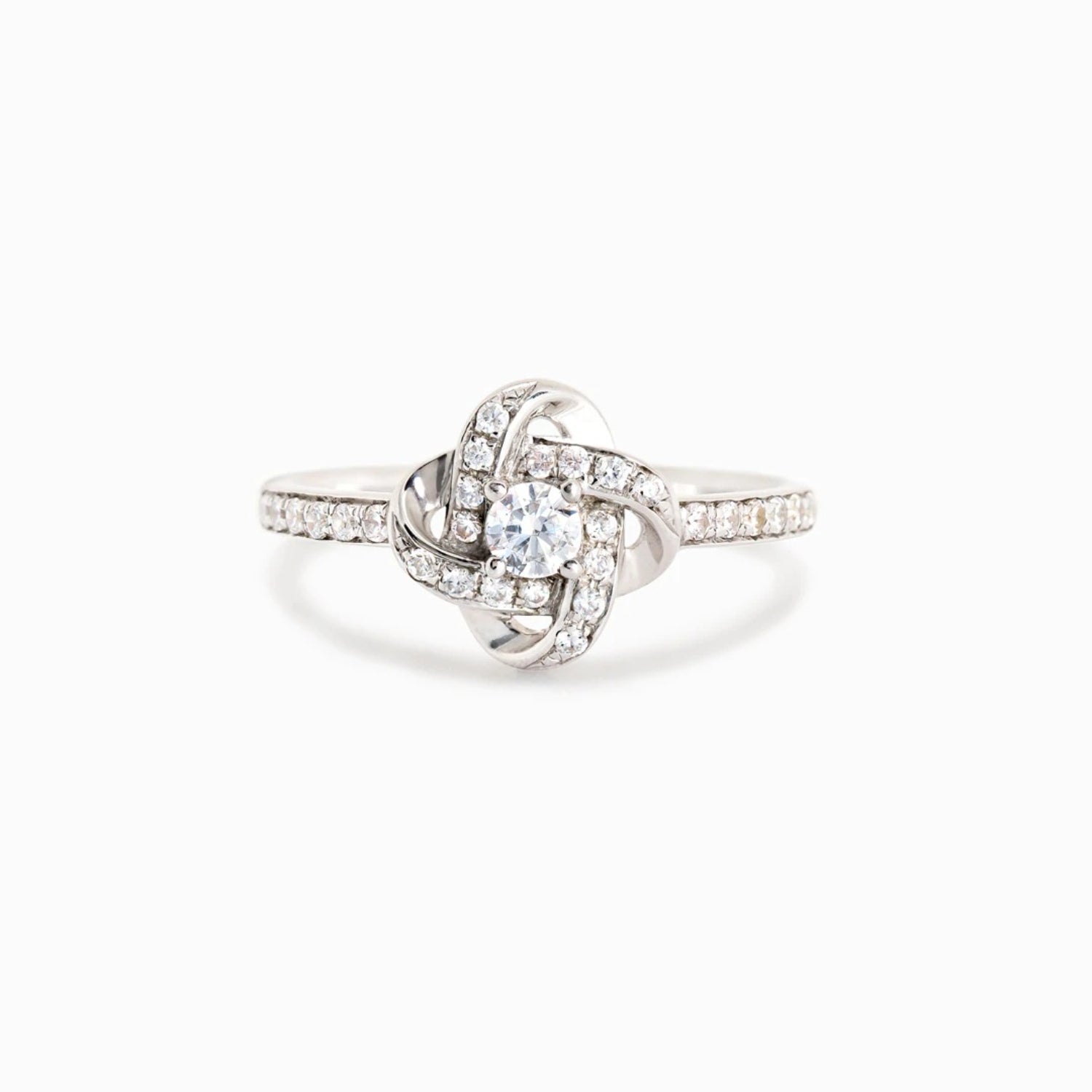 925 Sterling Silver Inlaid Zircon Ring-Bijou Crush